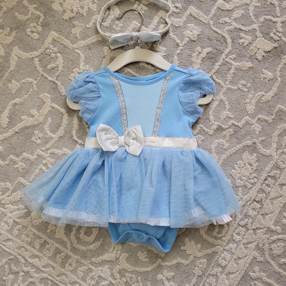 Disney's Cinderella costume bodysuit and shoes
